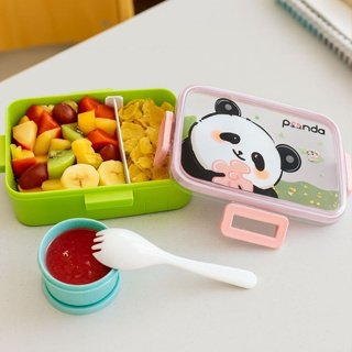 Marmita Lancheira Bentô Com Molheira E Garfo 600ml Infantil em Oferta na Shopee