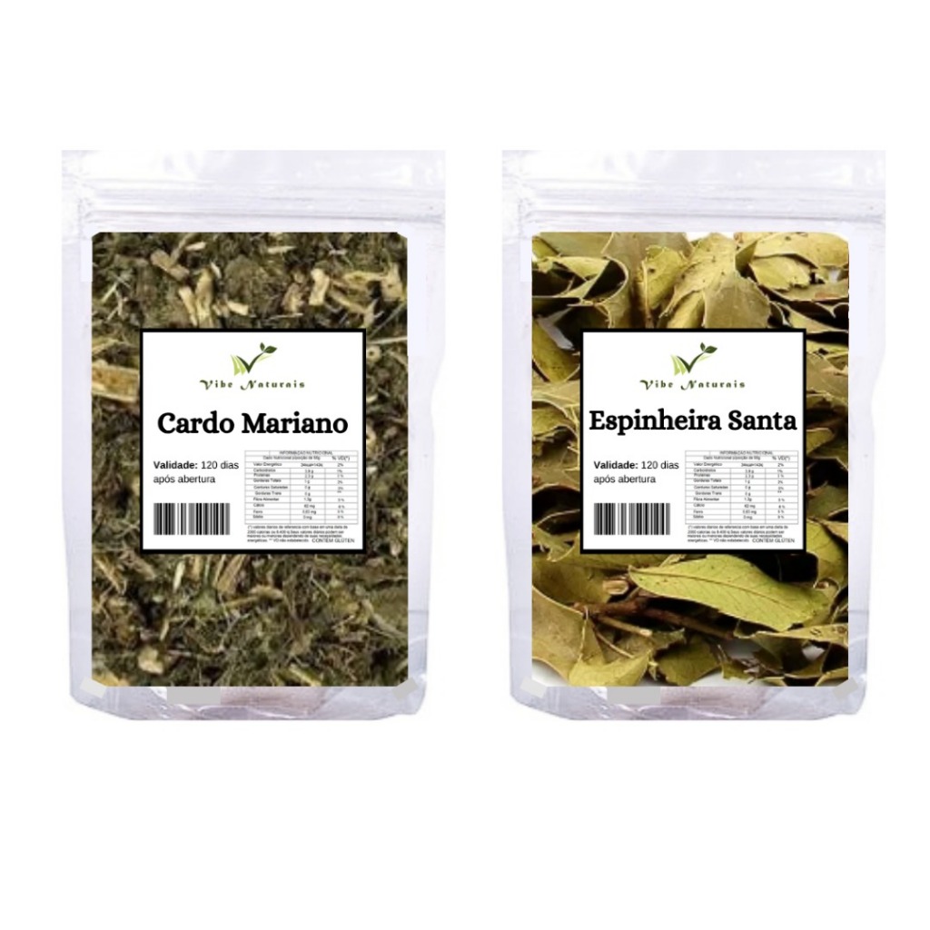 Cardo Mariano + Espinheira Santa - 100% Natural