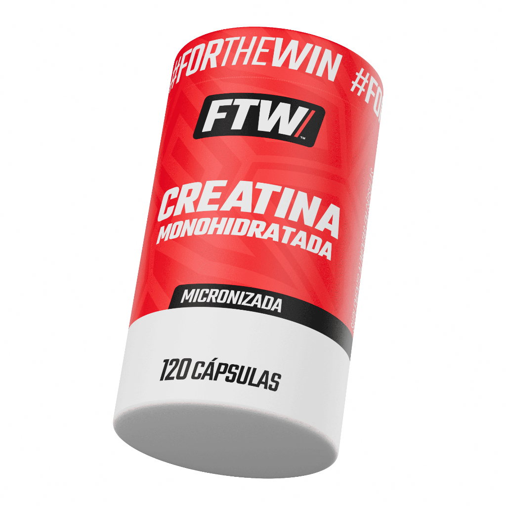 FTW Creatina Monohidratada 100% Pura 120 Cápsulas - Energia, Força Muscular - Sabor Neutro em Oferta na Shopee