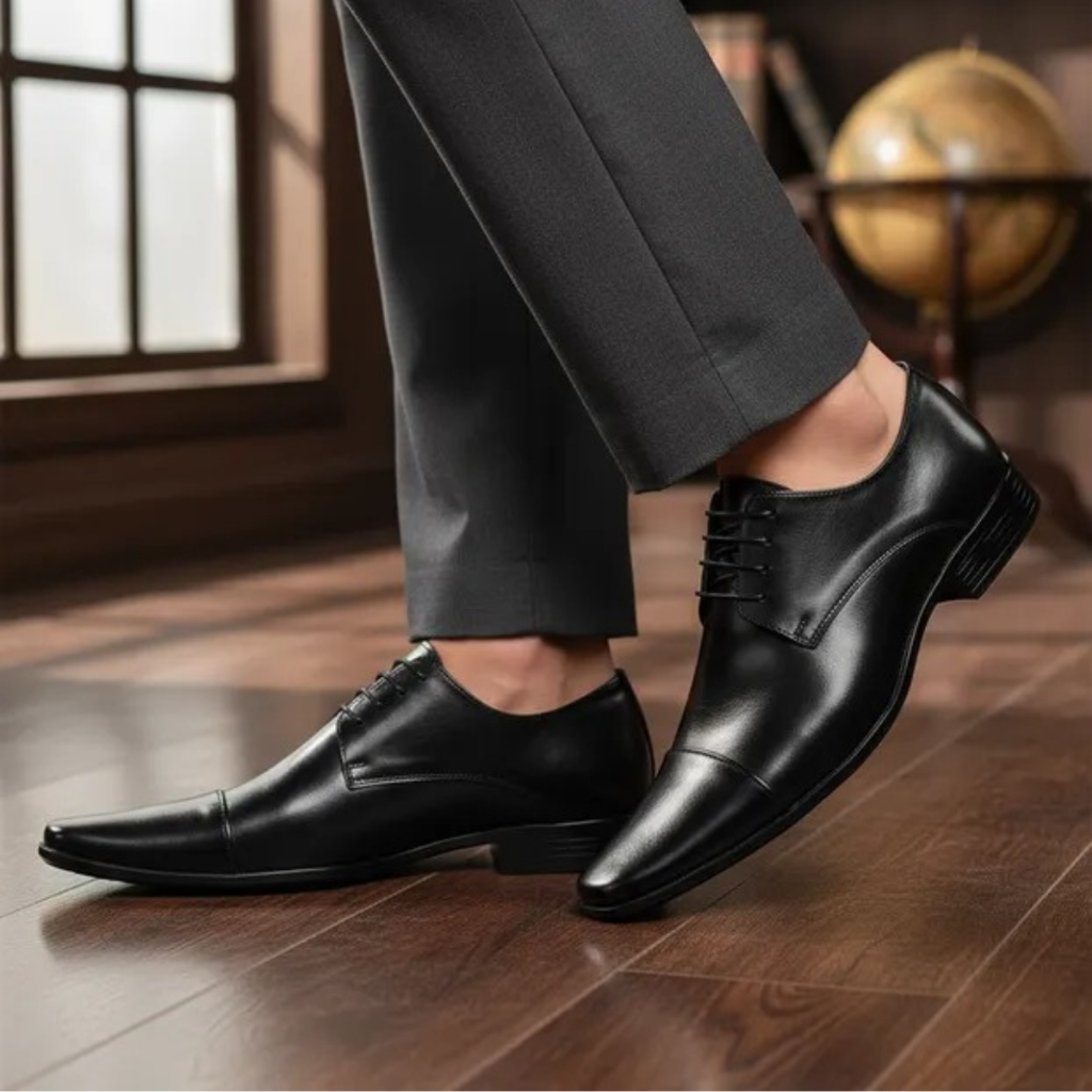 Sapato Social Masculino Clássico Oxford Couro Legítimo Estilo Italiano Bigioni Promoção