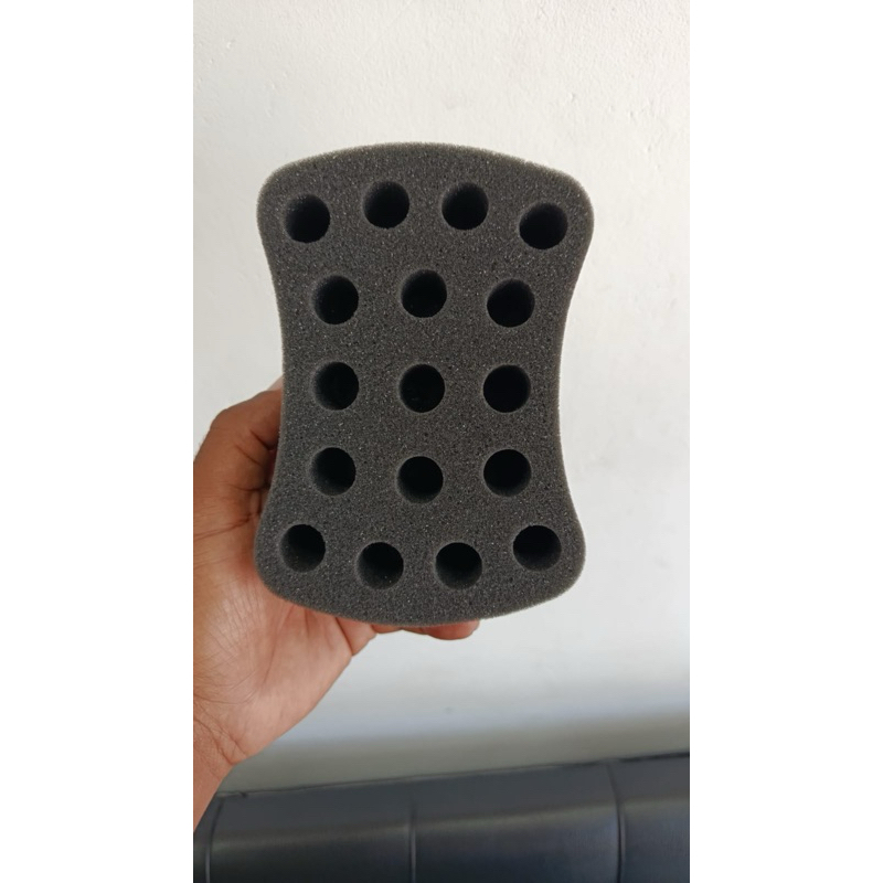 Esponja Nudred Simples Buchinha Bucha De Enrolar Cabelo Afro