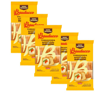 Torrada Canapé Bauducco 120g – Kit com 5 Unidades – Crocância e Sabor em Cada Mordida em Oferta na Shopee