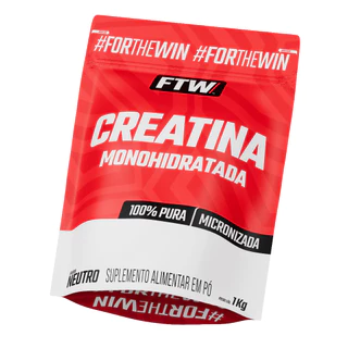 Creatina Monohidratada Pura 1kg, 500g, 700g e  300g Refil - FTW