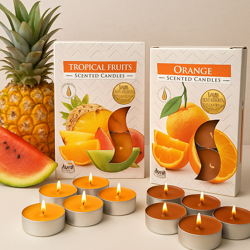 Imagem Velas Aromáticas Aura 6 unidades - Importada da Polônia