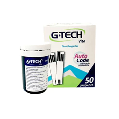 Tiras Reagentes G-Tech Vita Frasco Com 50/100/150/200 Fitas