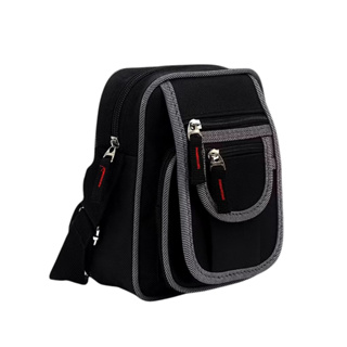 Bolsa Shoulder bag Transversal Pochete masculino Com Zíper e Alça Regulável Unissex em Oferta na Shopee