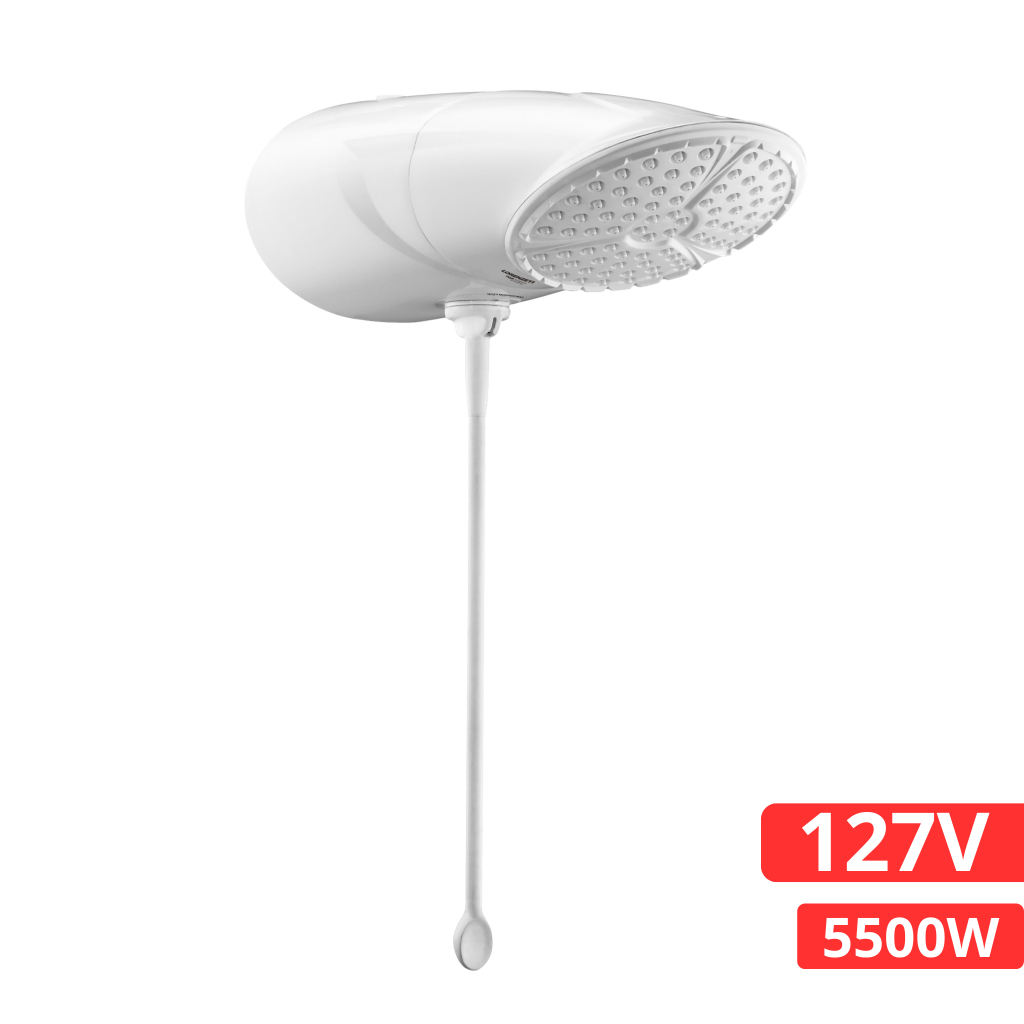 Chuveiro Ducha Top Jet Multitemperaturas Branco 127v 5500w Lorenzetti