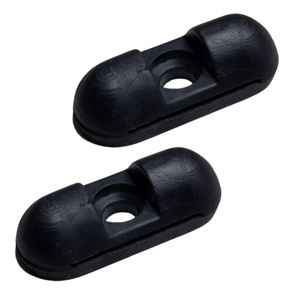 Par Batente Borracha Fechadura Porta Meio Correr Volkswagen Kombi 1997 a 2013 Kit 2 Peças Reposição