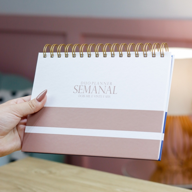 PLANNER DUO - MENSAL + SEMANAL - 2026 OU PERMANENTE - NEUTRO