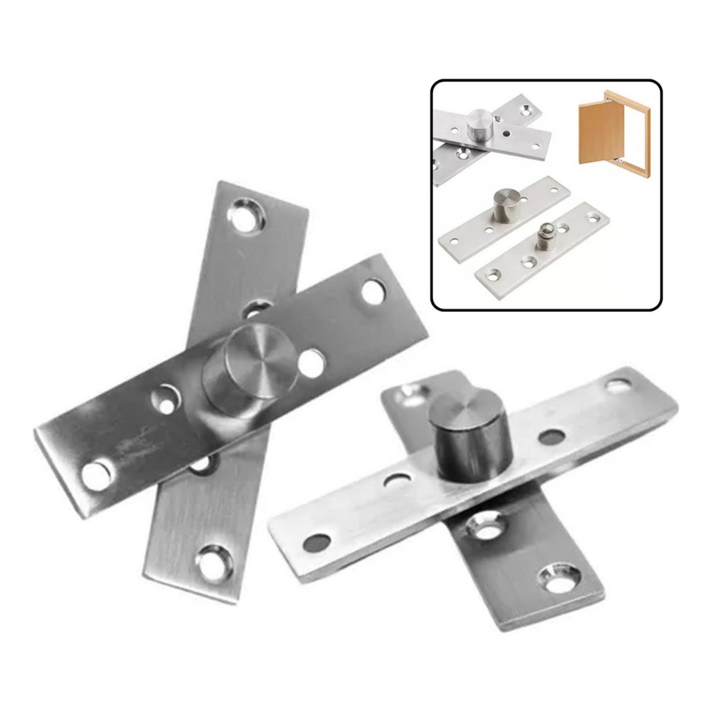 Dobradiça Pino Pivotante Porta Pivô Pino Esfera 150 Kg Aço Inox Portas Pivotante