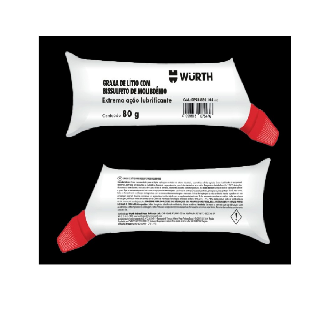 Graxa de Lítio com Bissulfeto de Molibdênio  80g WURTH