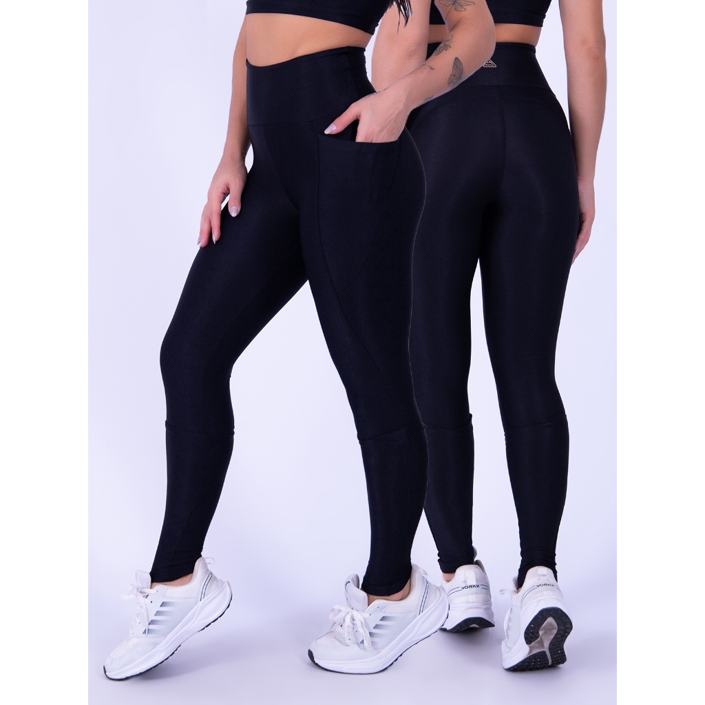 Calça Legging Feminina Cintura Alta de Poliamida Wonder Lush em Oferta na Shopee