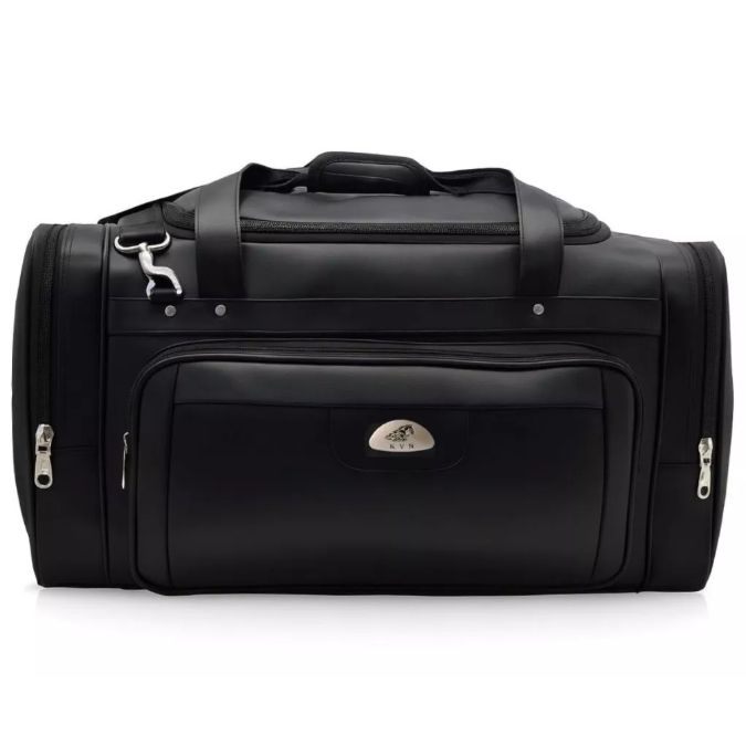 Bolsa mala Viagem Transversal de couro executivo kvn - design espaçoso e resitente! 70Litros