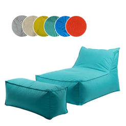 Capa Puff Poltrona Sofá Premium Decorativo Quarto Conforto Pés Para Area Externa Facil Secagem