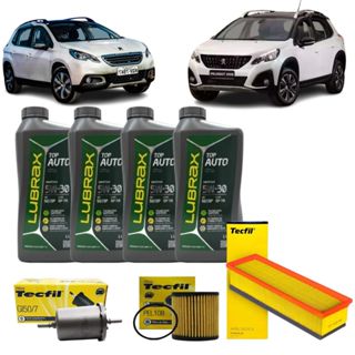 Kit Troca De Oleo E Filtros Peugeot 2008 1.6 16v 208 1.5 1.6 5w30 Sintético Revisão Original em Oferta na Shopee
