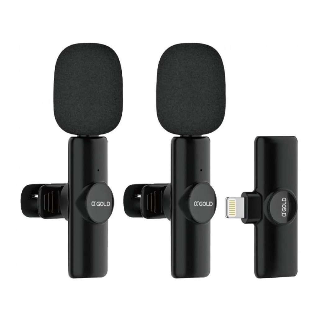 Mini Microfone de Lapela A Gold Wireless Mcf-06