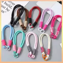 Cordão Duplo Ajustável de Pulso para Celular Com 15 cm.