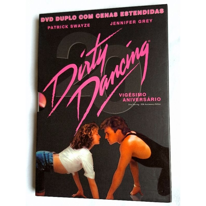 dvd box duplo filme dirty dancing vigésimo aniversário COM LUVA CENAS ESTENDIDAS SEMINOVO