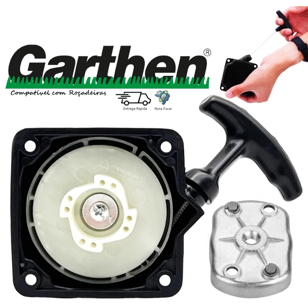 Partida Retrátil Puxador Roçadeira Cg-520hw Cg-350 Garthen