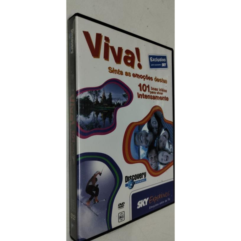 DVD Viva! - 101 Boas Ideias Para Viver Intensamente - Dvd ORIGINAL Usado)