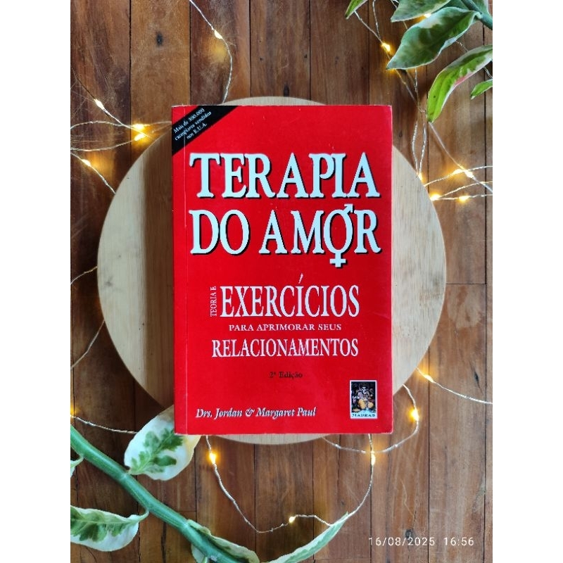 Terapia do amor - Jordan e Margaret Paul - Livro usado barato