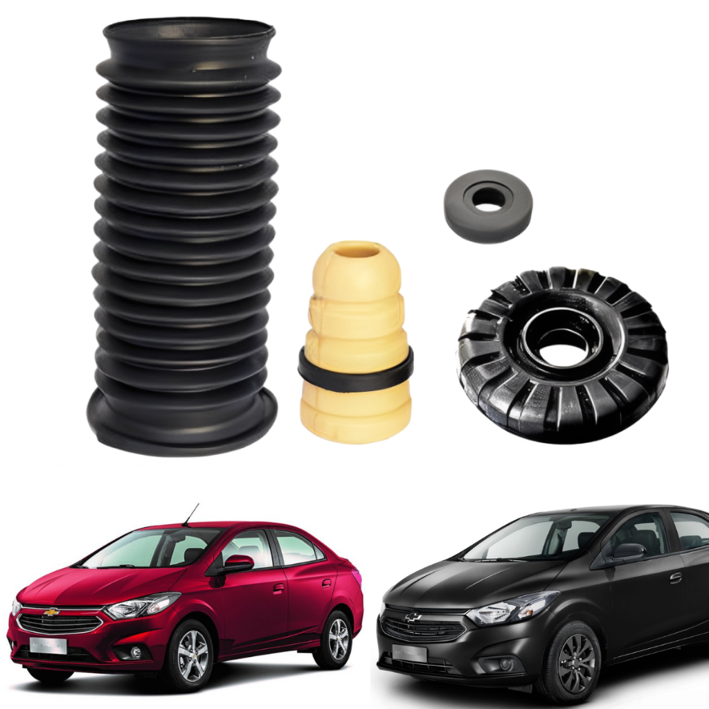 Kit Batente Coxim Amortecedor Dianteiro Joy Onix Prisma 2013 a 2021