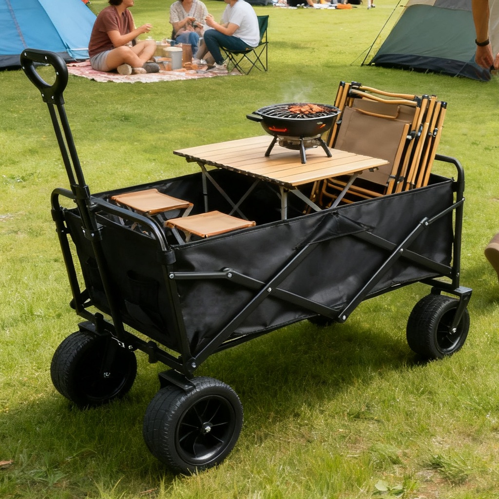 Carrinho Multiuso ATE 180 KG Dobrável para Transporte Camping Praia Compras em Oferta na Shopee