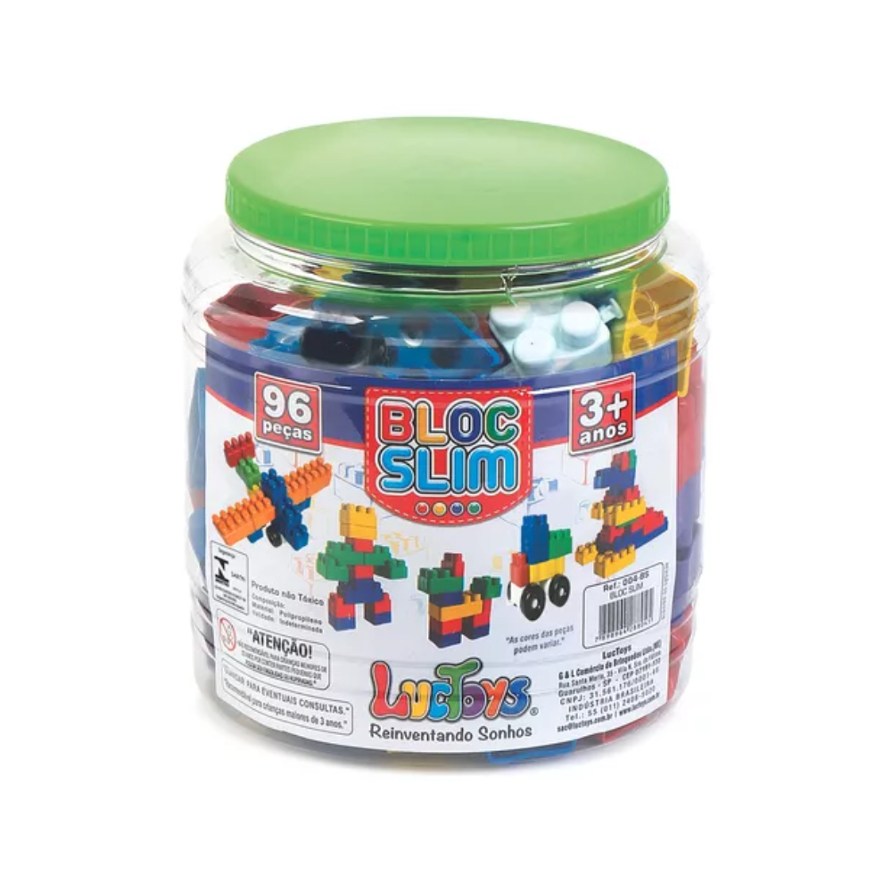 Blocos de Montar Peças Pote Brinquedo Didático Educativo Kit P/ Festa Aniversário Infantil Criança em Oferta na Shopee