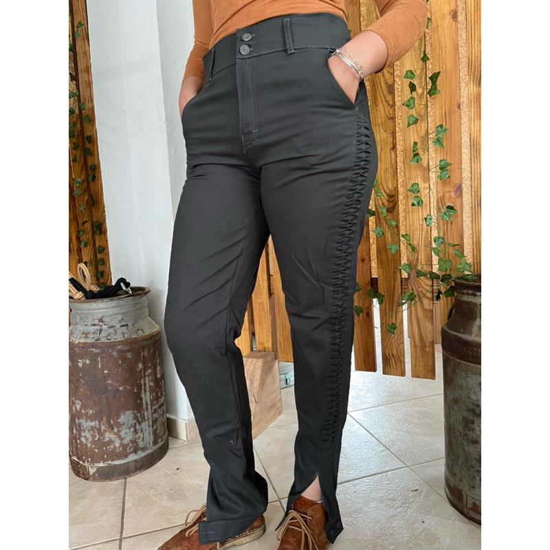 Bombacha / calça feminina com favo e elastano gaúcha campeira