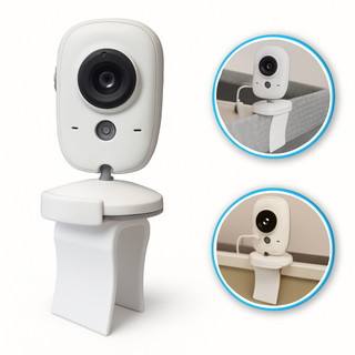 Suporte de Babá Eletrônica Para Berço Universal Ajustável Flexível Monitor Bebê