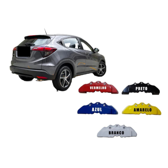 Kit 4 Capas Pinça Freio HRV Dianteira e Traseira + Cola Hoje