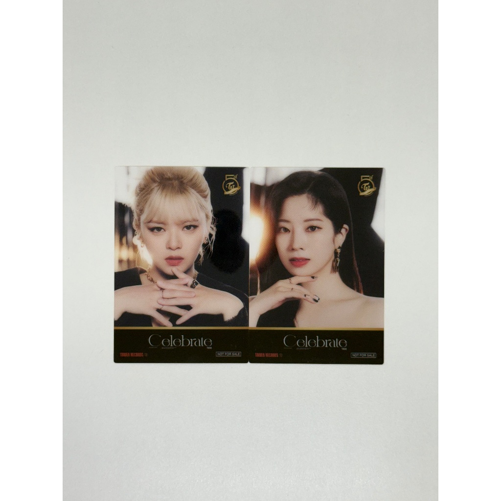 twice japan 4th album celebrate tower records limited clear photocard original kpop