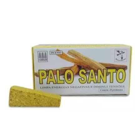DEFUMADOR INCENSO PALO SANTO Cx 20 UNIDADES REMOVE  e AFASTA ENERGIAS NEGATIVAS E TRAZ PURIFICAÇÃO