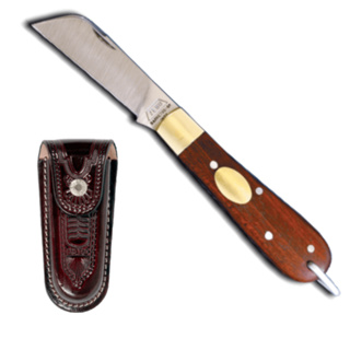 Canivete Madeira R2 PR INOX + Bainha Grátis Original Zebu Barretos em Oferta na Shopee