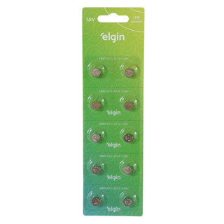 Bateria Pilhas Alcalina Lr41 Brinquedo Câmeras Cartela Elgin