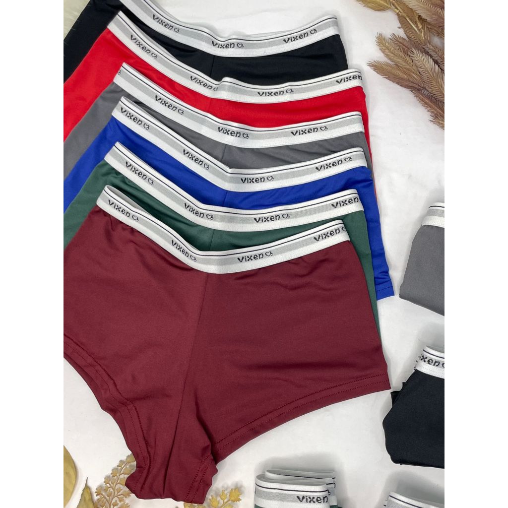 Kit 05 Calcinhas Box Boxer Feminina Shortinho Microfibra