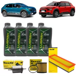 Kit Troca De Oleo E Filtros Citroen C3 1.4 1.6 C4 Cactus Air Cross 1.6 16v 1 5w30 Sintético