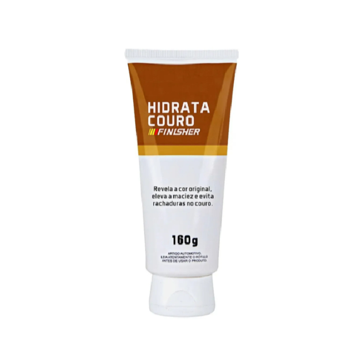 Hidrata Couro 160g Finisher Hidratante de Couro Para Bancos Sofas Jaquetas