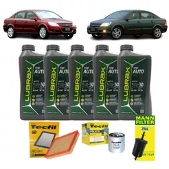 Kit Troca De Oleo E Filtros GM Vectra 2.0 Flex Gt Zafira Astra 5W30 Sintético Revisão Original