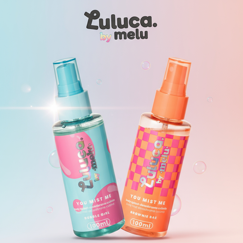 LANÇAMENTO Body Splash You Mist Me Luluca by Melu - Desodorante Colônia Ruby Rose