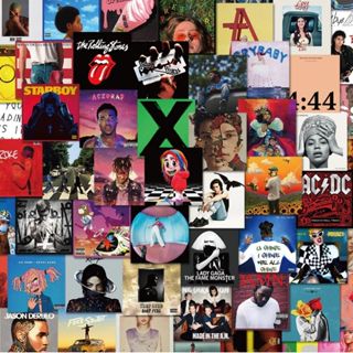 40 Stickers Adesivos De Álbuns Famosos| Adesivos para Kindle, Planner, Journal e Scrapbook em Oferta na Shopee