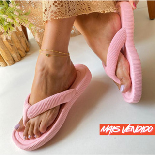Chinelo Feminino Leve e Macio Super Confortável Dia a Dia Envio Rapido em Oferta na Shopee