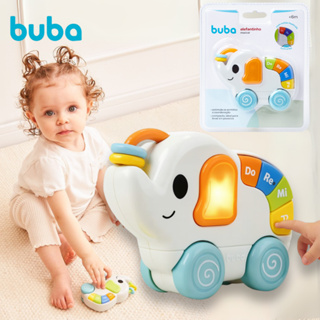 Elefantinho Musical De Atividades Brinquedo para Bebe Luz E Sons Piano Buba Tecladinho em Oferta na Shopee