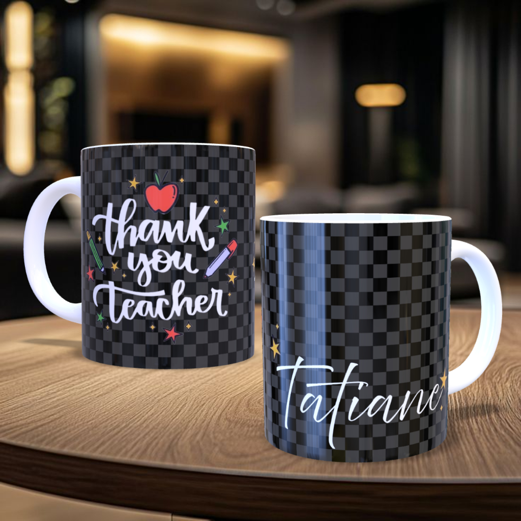 Caneca Sublimática para Professor – Lembrança Criativa para quem ilumina o caminho do aprendiizado!