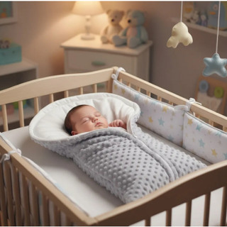 Saco de Dormir P/ Bebê Tecido Bolhas Cores Variadas Menino e Menina.