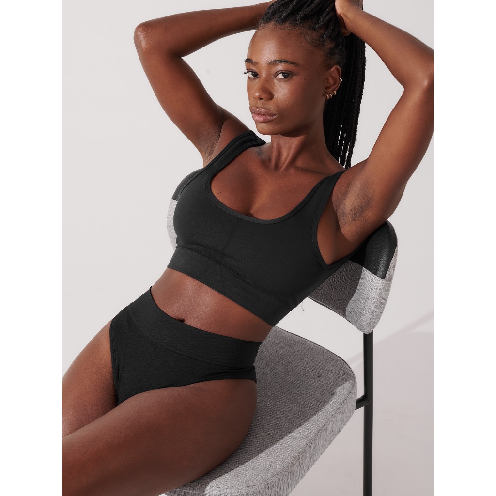 Conjunto Sutiã Modelador + Calcinha Biquini Cintura Alta Premium