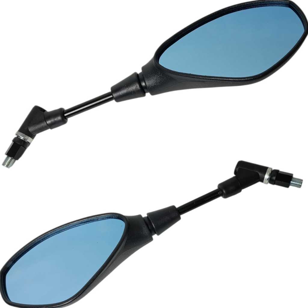 Retrovisor Bmw F800 Espelho Azul Haste Longa Giro 360 Graus Lander 250 Crosser 150 Tenere 250 Fazer — imagem 2 de 2