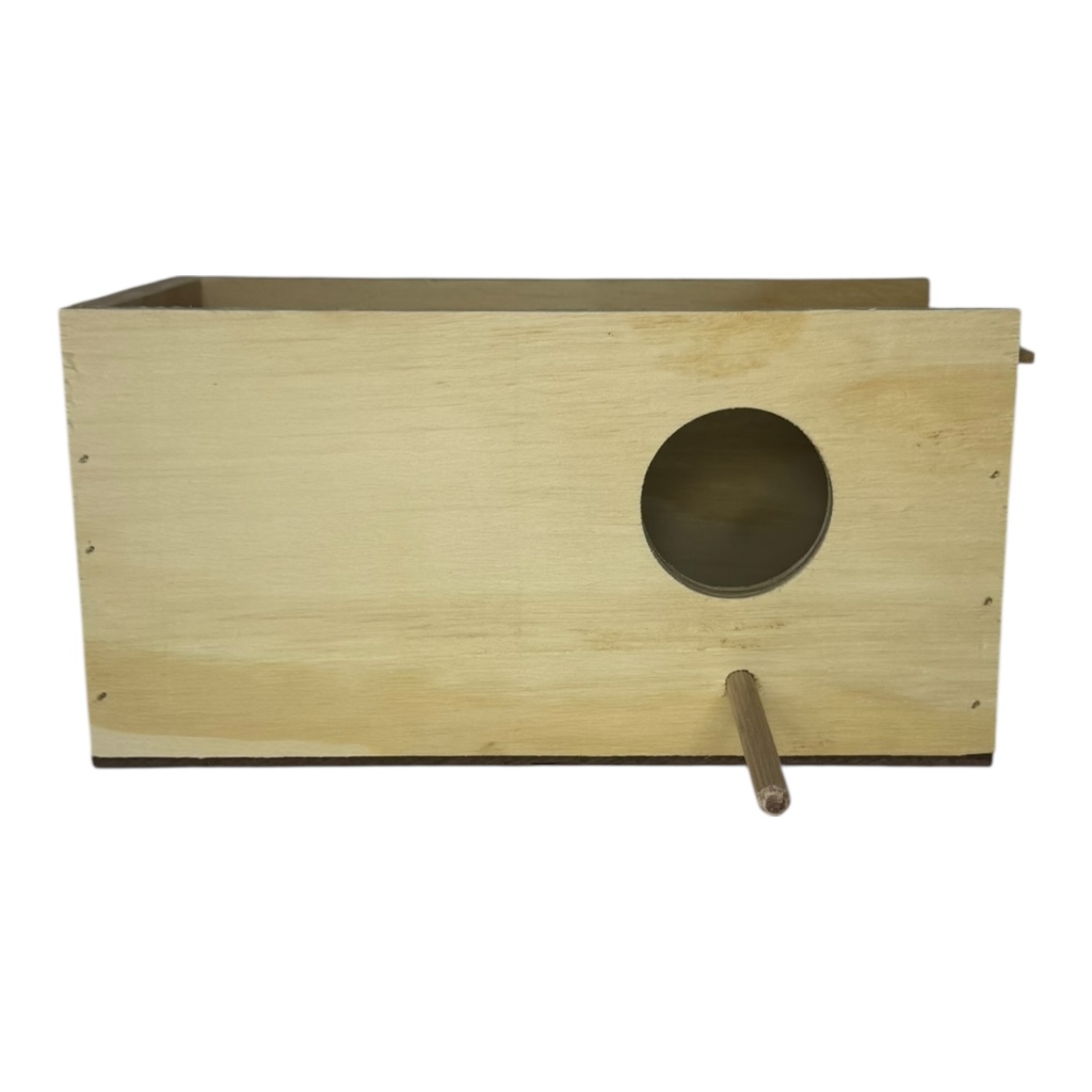 Ninho para Passaro Passarinho Agapornis em Madeira em Oferta na Shopee