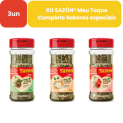 Kit SAZÓN® Meu Toque Completo – 3 Unidades