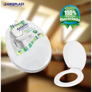 Assento Universal para Vaso Sanitário em Plástico Branco Resistente/ Toy em Oferta na Shopee